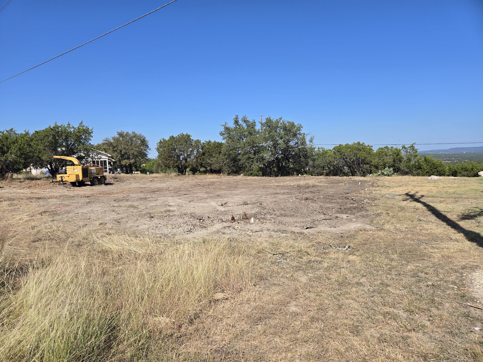 Homesite cleared!