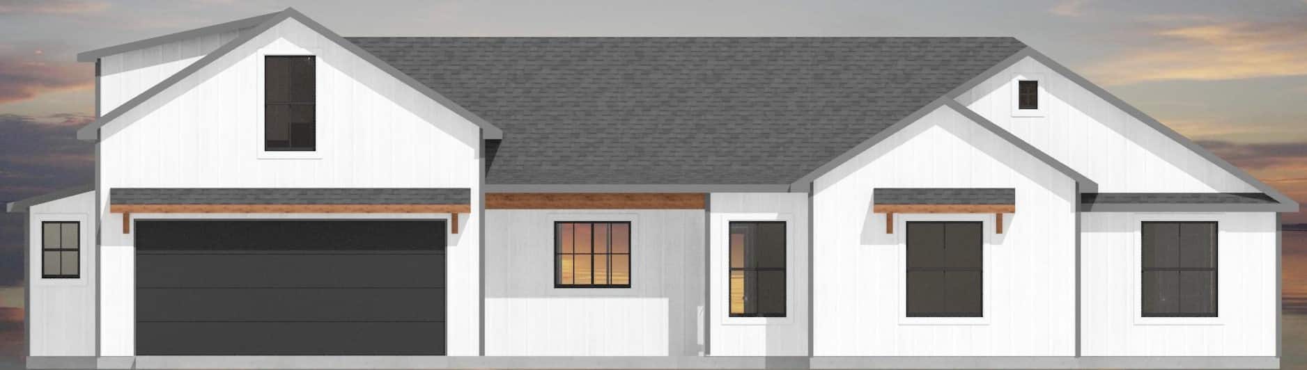 Houston Front Elevation