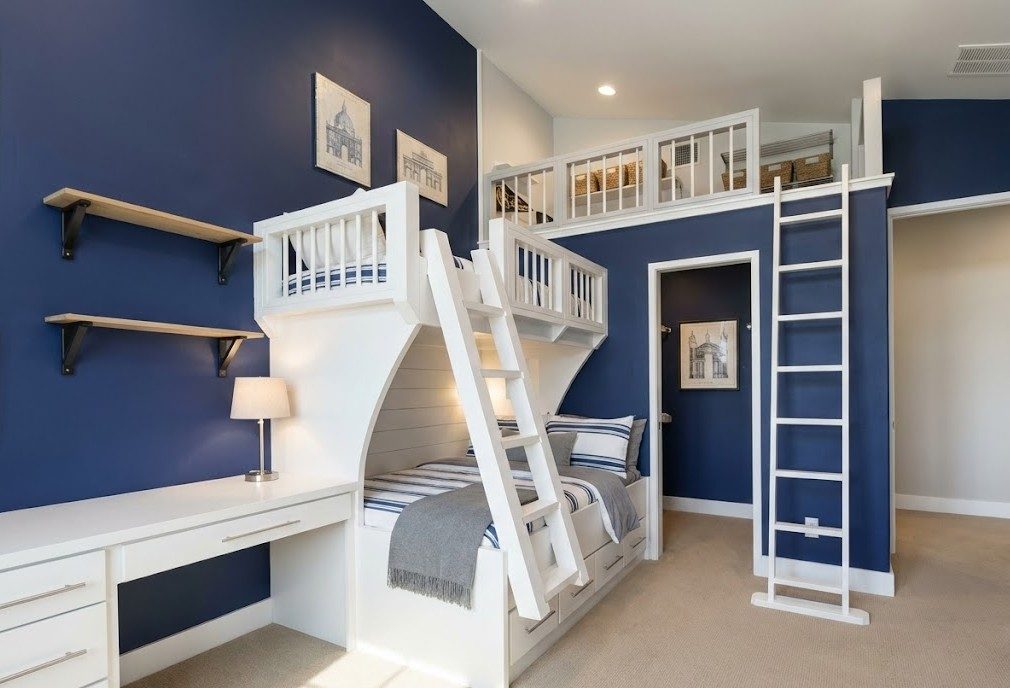 Custom Built in Bunk Beds and Loft in a Dh Smartbuild Home
