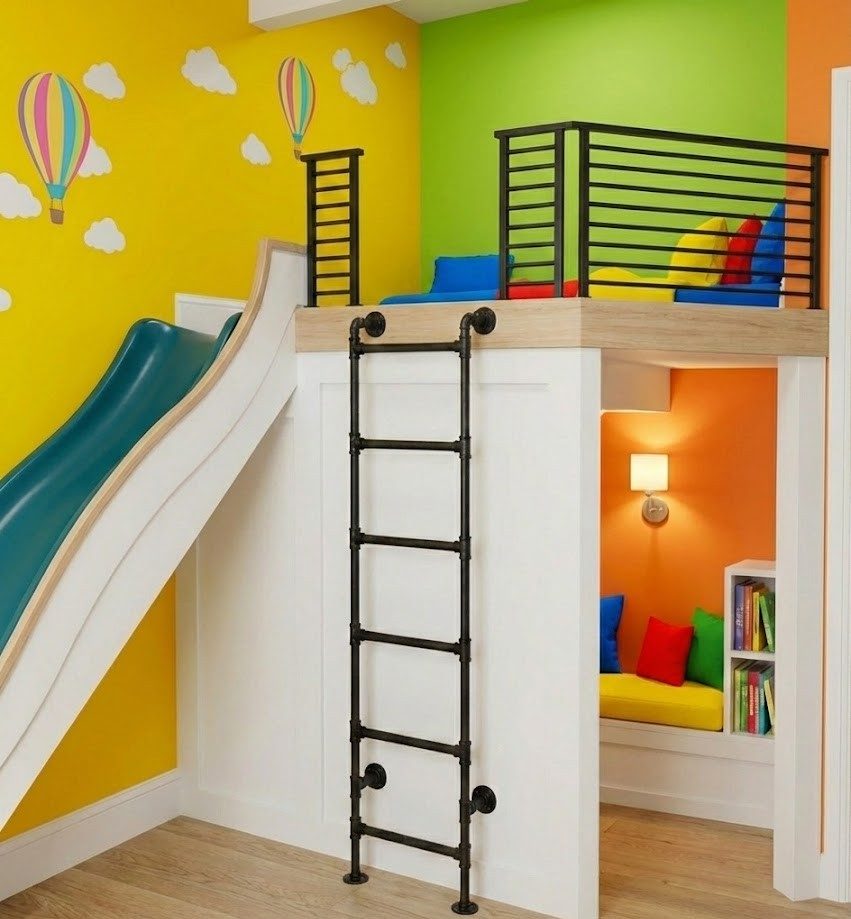 Fun Custom Kids Loft Hangout Designed and Built by Dh Smartbuild